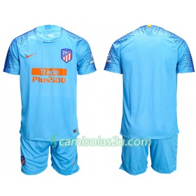 Camisolas de Futebol Atlético Madrid Criança Equipamento Alternativa 2018/19 Manga Curta